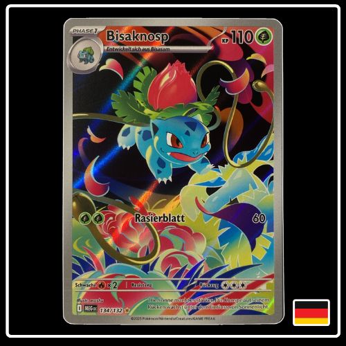 Bisaknosp Illustration Rare 134/132 Pokemon Mega Entwicklung