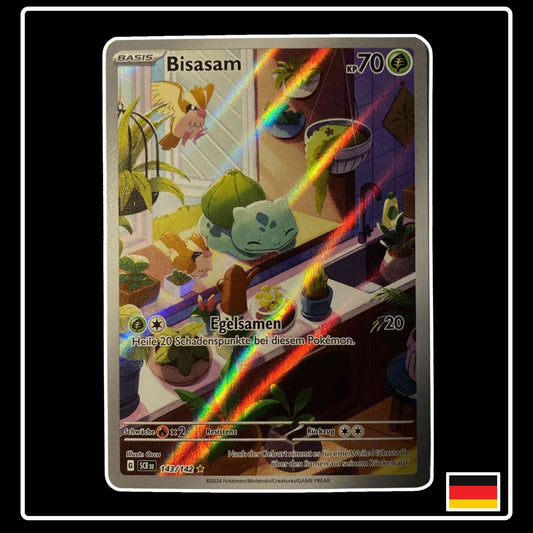 Bisasam Illustration Rare 143/142 Pokemon Stellarkrone