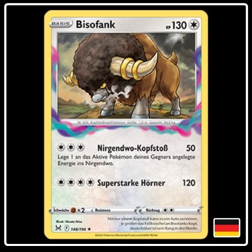 Bisofank 148/196 Pokemon Verlorener Ursprung