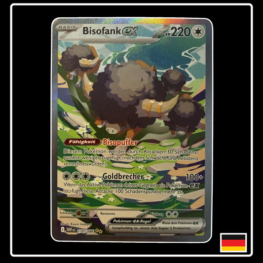 Bisofank ex Special Illustration Rare 170/086 Pokemon Weisse Flammen
