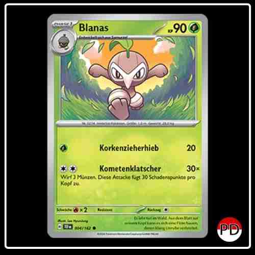 Blanas 004/162 Pokemon Gewalten der Zeit