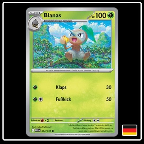 Blanas 014/132 Pokemon Mega Entwicklung