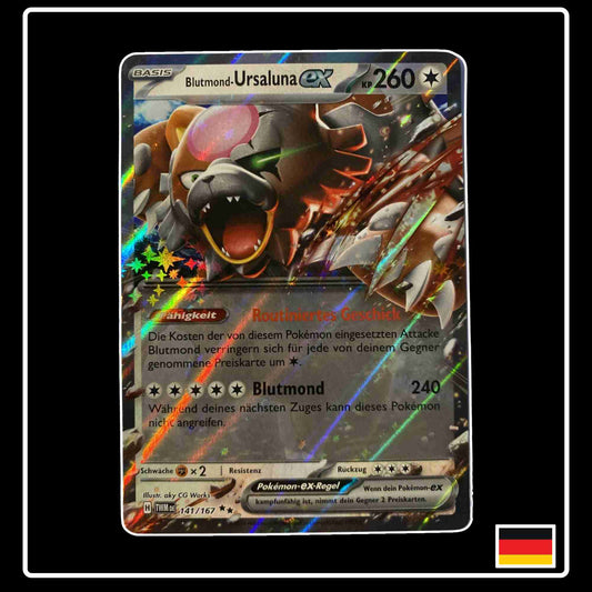 Blutmond-Ursaluna ex 141/167 aus dem Pokemon Set Maskeraden im Zwielicht