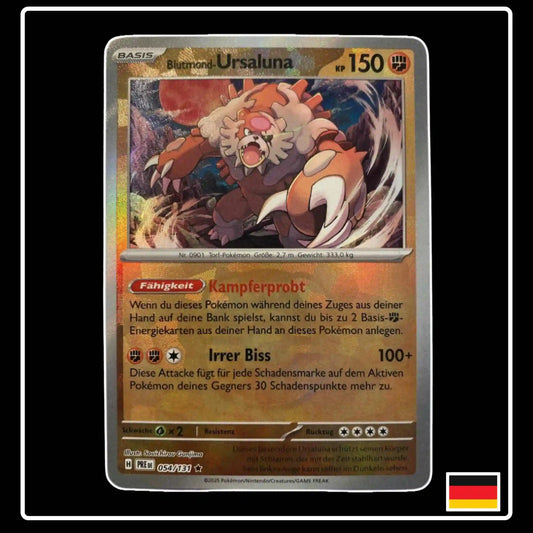 Blutmond-Ursaluna Meisterball 054/131 Pokemon Prismatische Entwicklungne