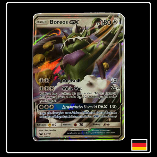 Boreos GX SM134 Pokemon Promokarte aus dem Set Sonne & Mond