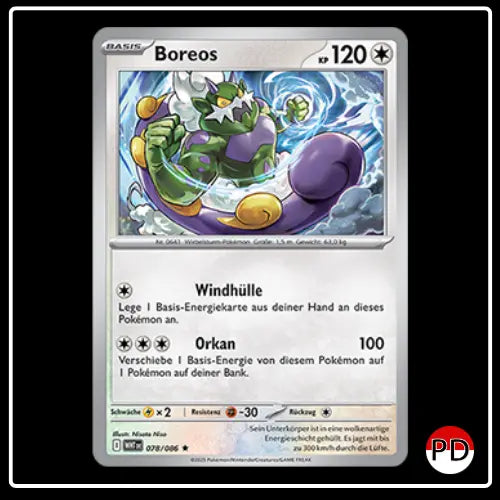 Boreos 078/086 Pokemon Weisse Flammen