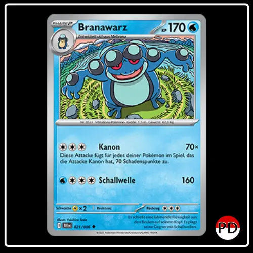 Branawarz 021/086 Pokemon Schwarze Blitze