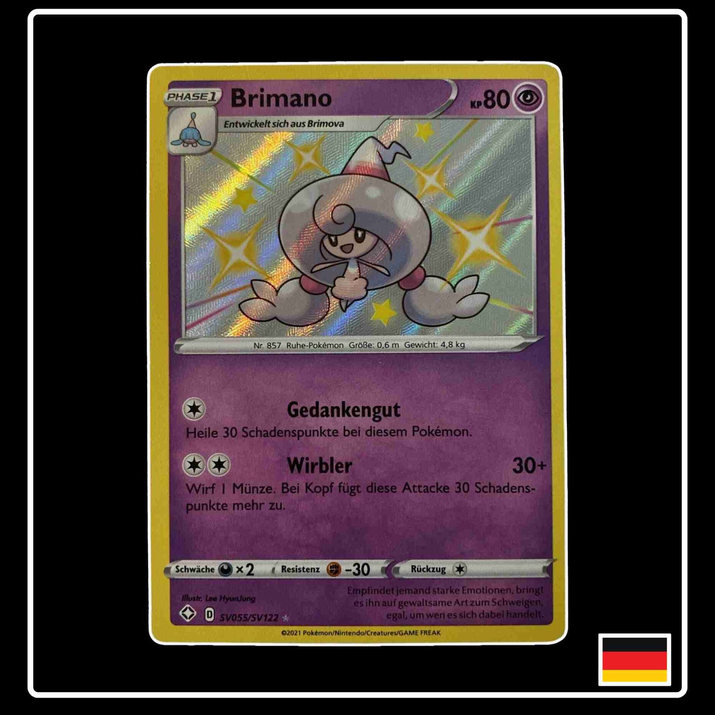 Brimano Baby Shiny SV055/SV122 aus Pokemon Schwert & Schild Set Glänzendes Schicksal