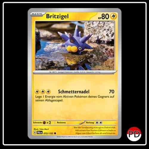 Britzigel 072/193 Pokemon Entwicklungen in Paldea
