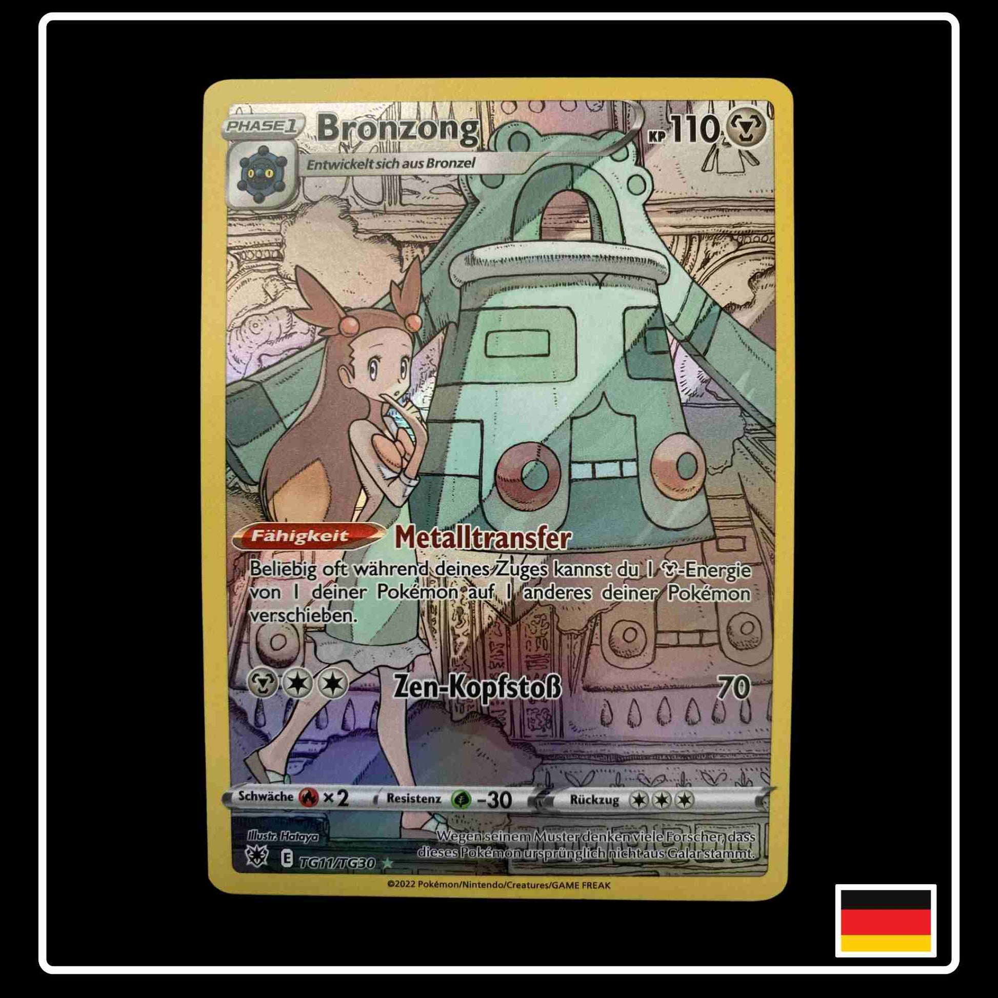 Bronzong Trainergalerie Pokemon Karte TG11/TG30 Astralglanz