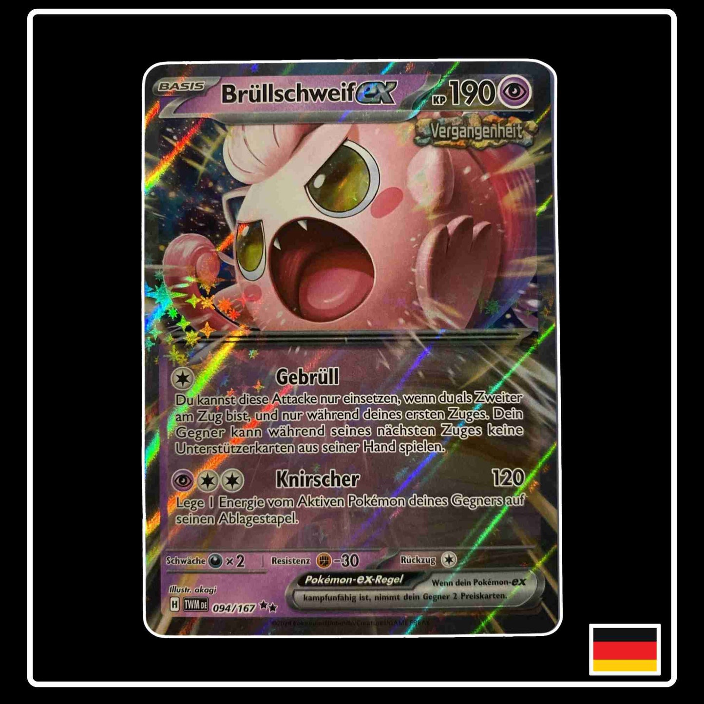 Brüllschweif ex 094/167 aus dem Pokemon Set Maskeraden im Zwielicht