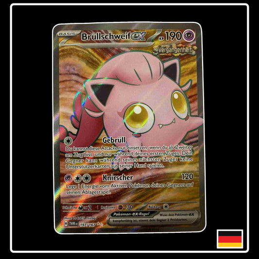 Brüllschweif ex Full Art 197/167 aus dem Pokemon Set Maskeraden im Zwielicht