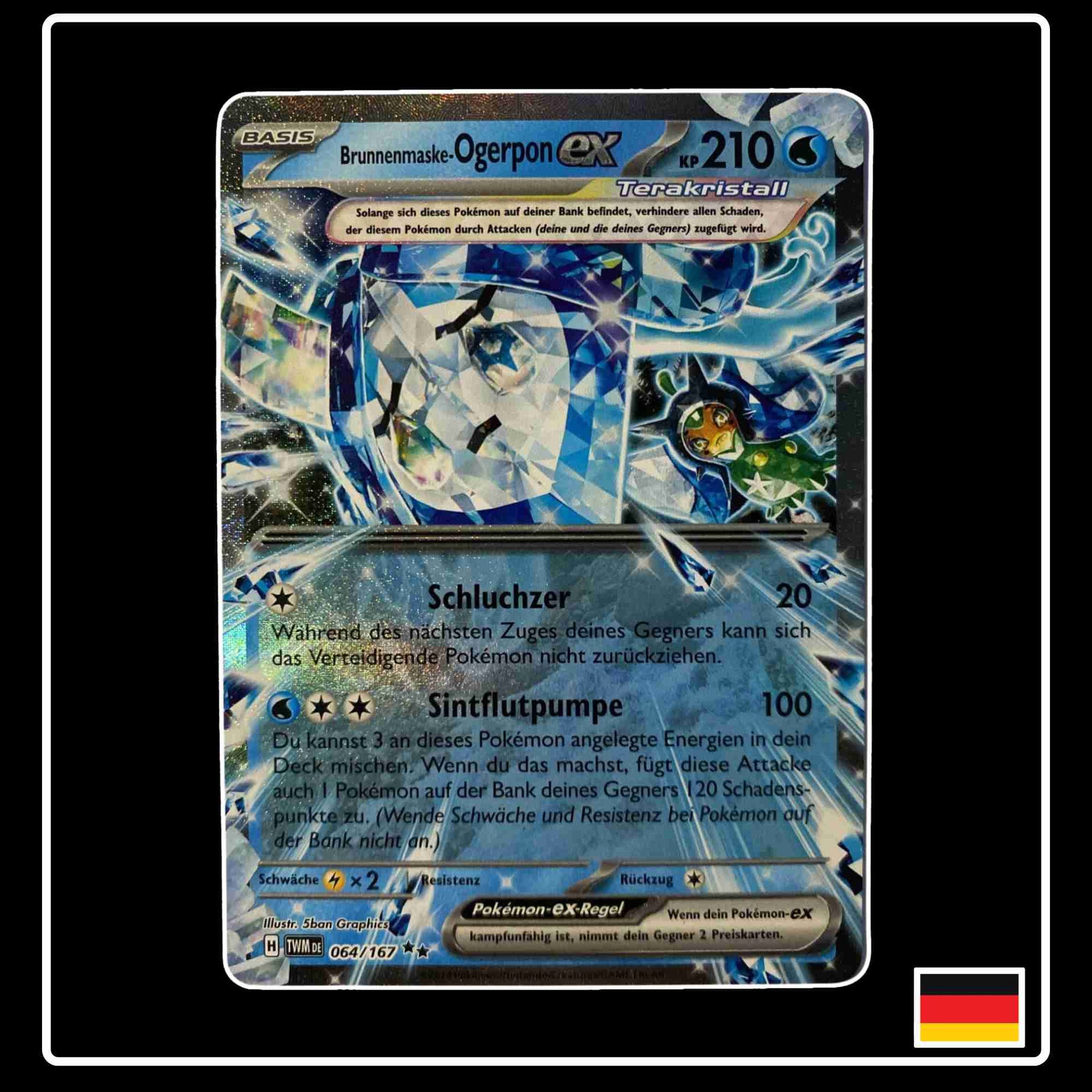 Brunnenmaske-Ogerpon ex 064/167 aus dem Pokemon Set Maskeraden im Zwielicht