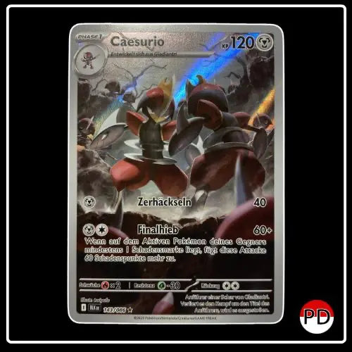 Caesurio Illustration Rare 143/086 Pokemon Schwarze Blitze