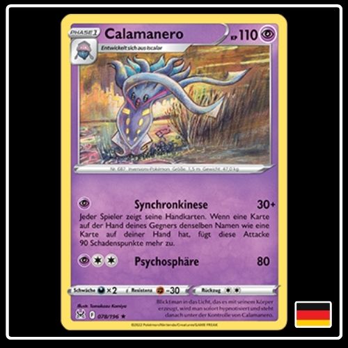 Calamanero 078/196 Pokemon Verlorener Ursprung