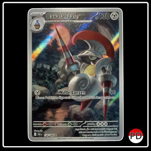 Cavalanzas Illustration Rare 138/086 Pokemon Schwarze Blitze