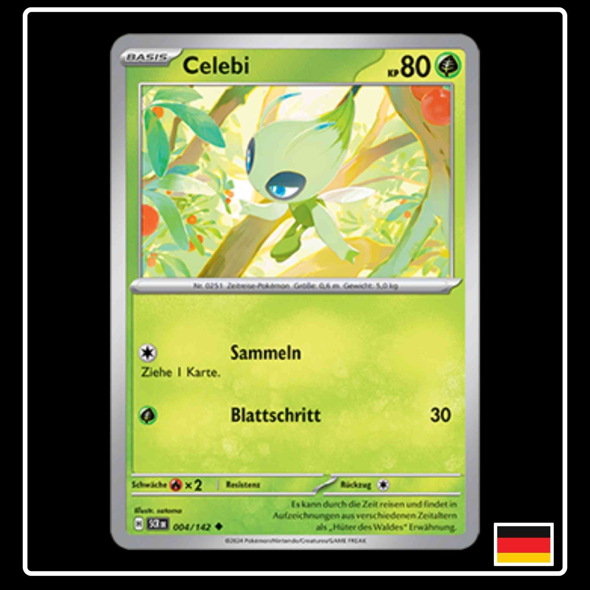 Celebi 004/142 Pokemon Stellarkrone