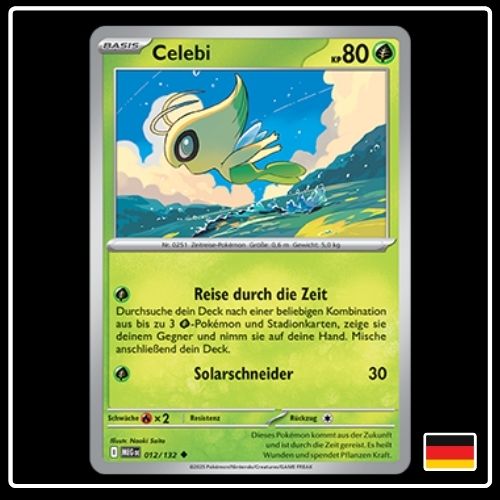Celebi 012/132 Pokemon Mega Entwicklung