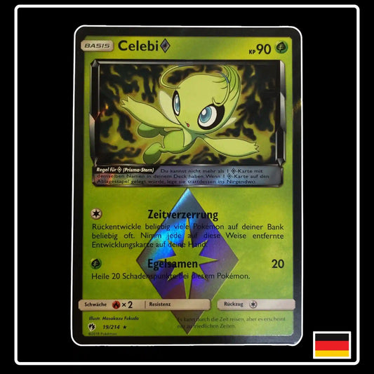 Celebi Prisma-Stern 19/214 Pokemon Echo des Donners