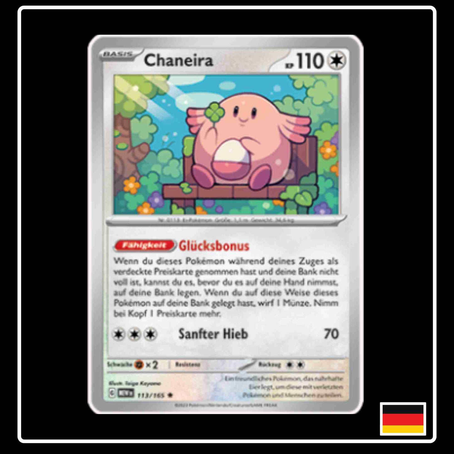 Chaneira 113/165 aus dem Pokemon Set Karmesin & Purpur 151 