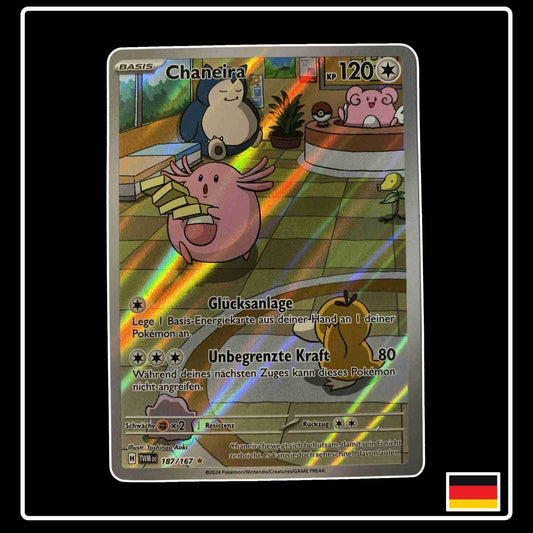 Chaneira Art Rare 187/167 aus dem Pokemon Set Maskeraden im Zwielicht