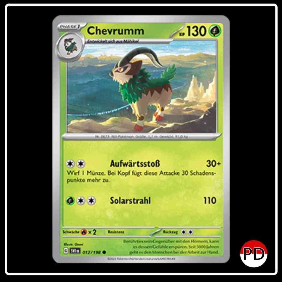 Chevrumm 012/198 Pokemon Karmesin & Purpur
