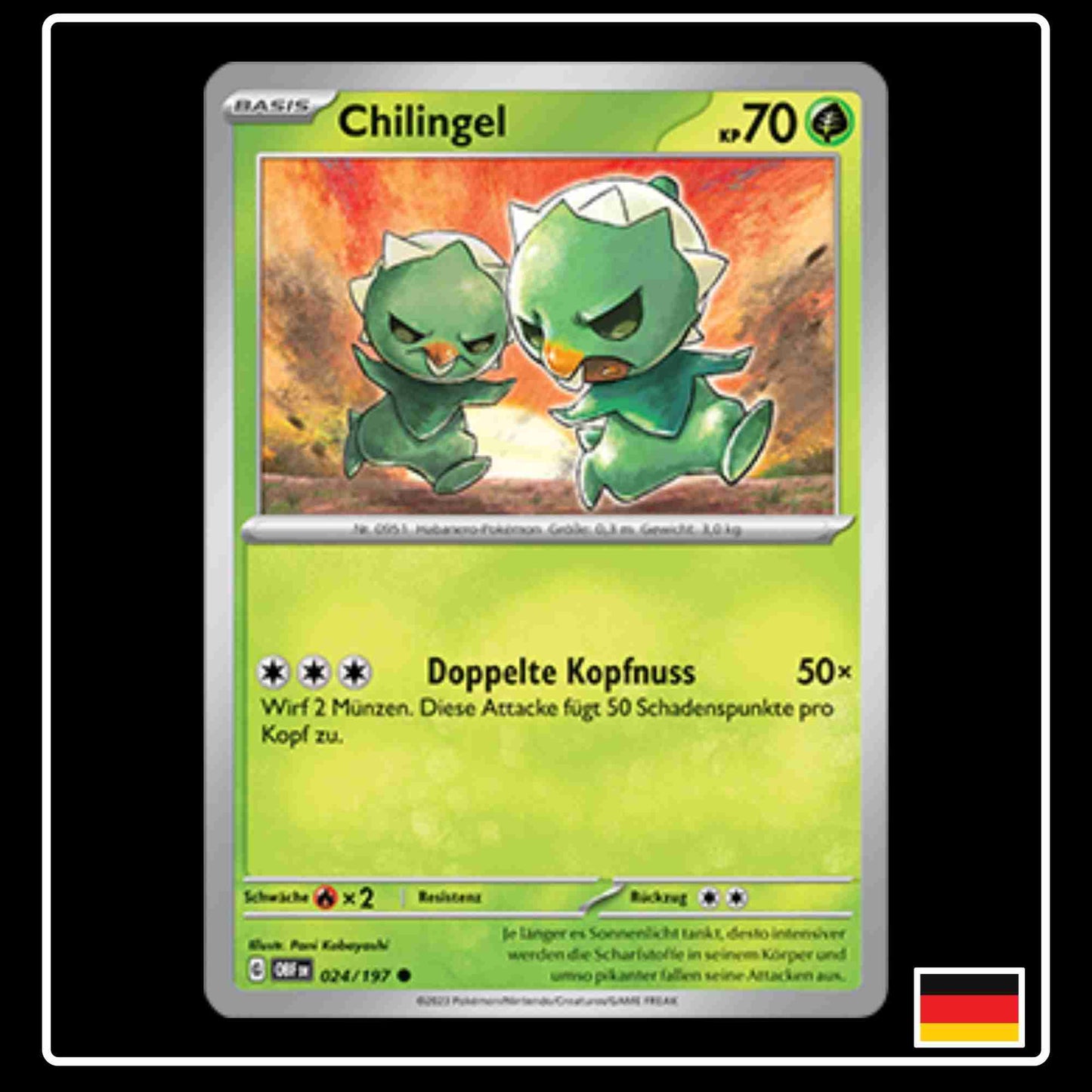 Chilingel Pokemon karte