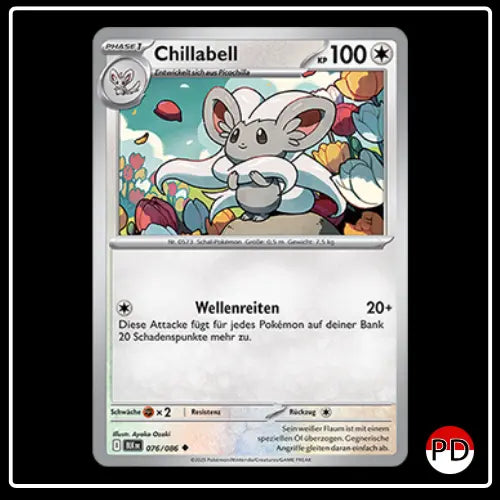 Chillabell 076/086 Pokemon Schwarze Blitze