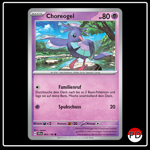 Choreogel 065/159 Pokemon Reisegefährten