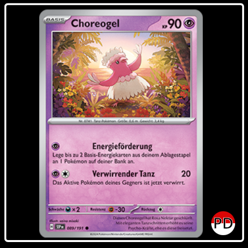 Choreogel 089/191 Pokemon Stürmische Funken