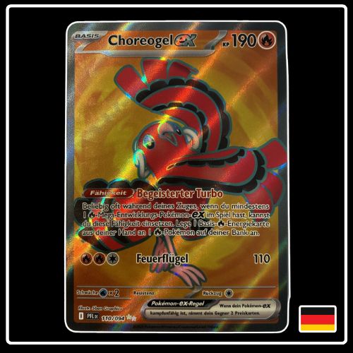 Choreogel ex Full Art 110/094 Pokemon Fatale Flammen