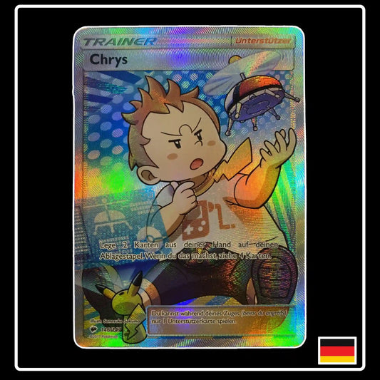 Chrys Trainer Full Art 146/147 Pokemon Nacht in Flammen