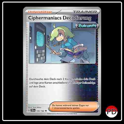 Ciphermaniacs Decodierung 145/162 Pokemon Gewalten der Zeit