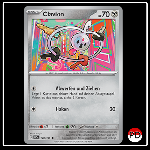 Clavion 128/191 Pokemon Stürmische Funken