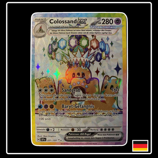 Colossand ex 221/191 Pokemon Stürmische Funken