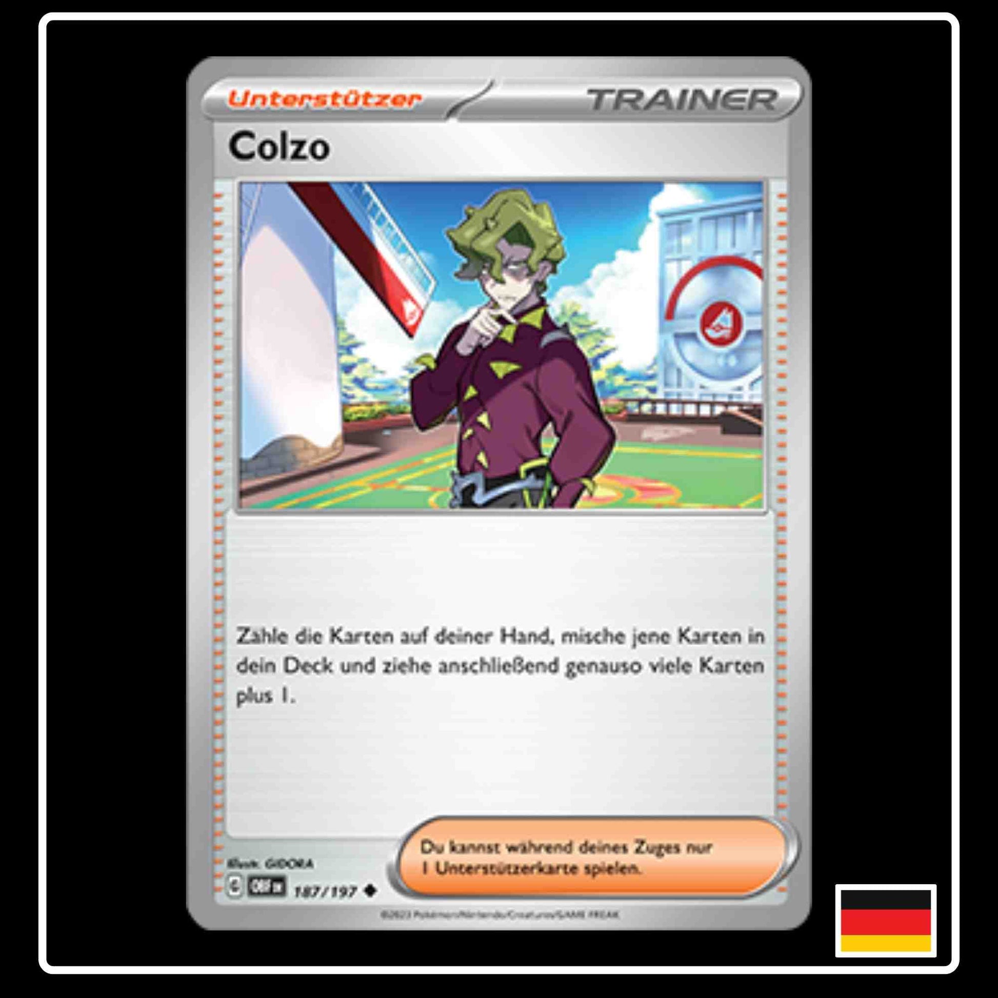 Pokemon Trainer Karte Colzo