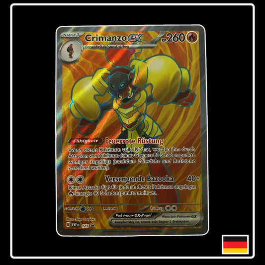 Crimanzo ex Full Art Black Star Promo Pokemon Karte SVP DE 125 aus Karmesin & Purpur