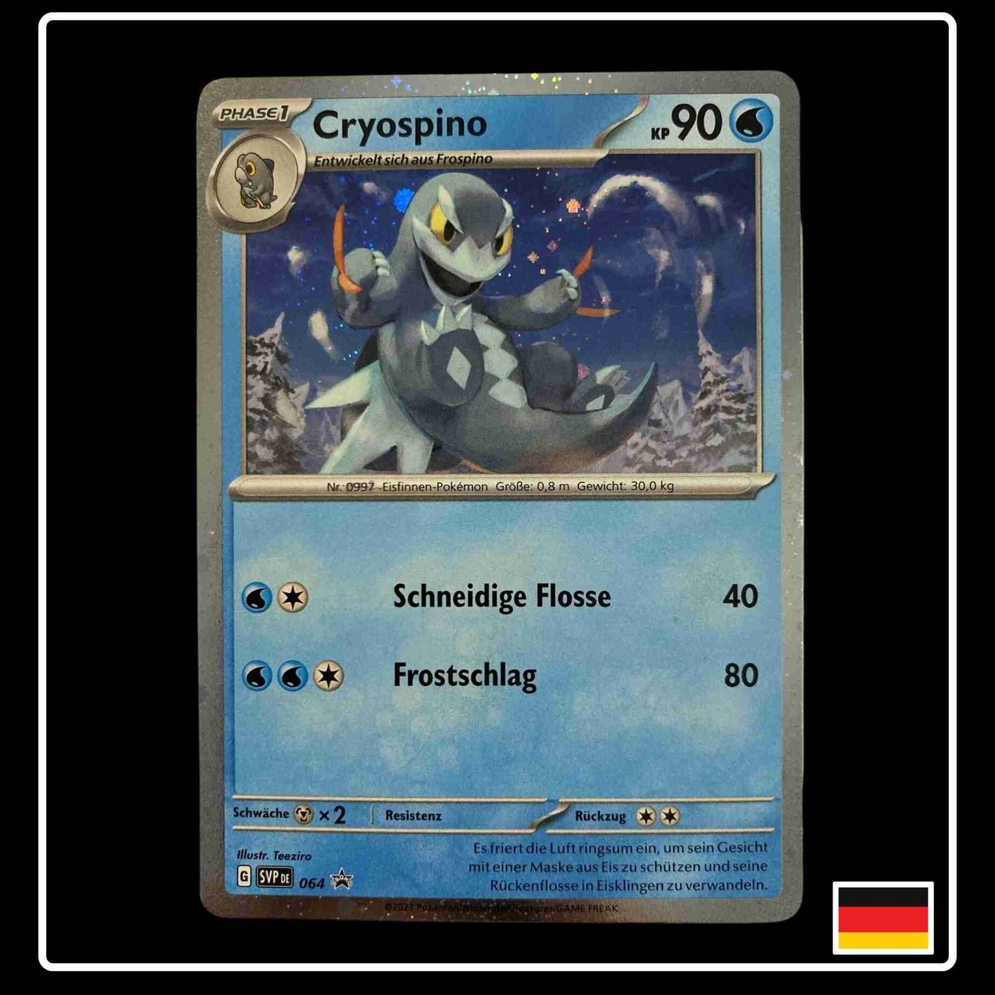 Cryospino Holo SVP DE 064 SV Black Star Promo