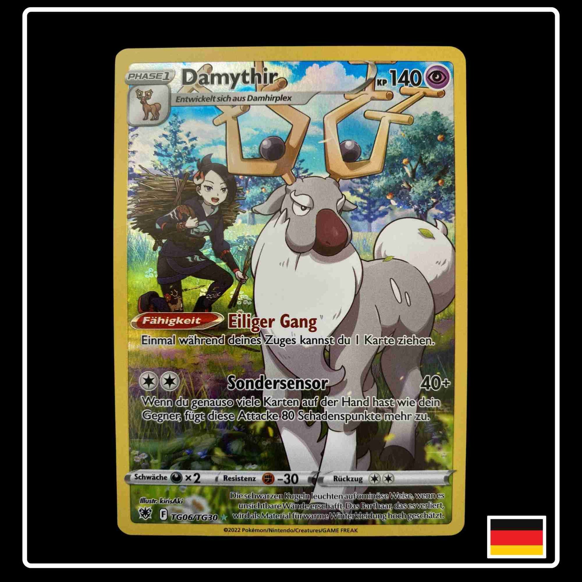 Damythir CHR Pokemon karte TG06/TG30 Astralglanz