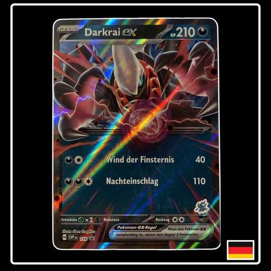 Darkrai ex SVP DE 110 Black Star Promo Pokemon Karmesin & Purpur