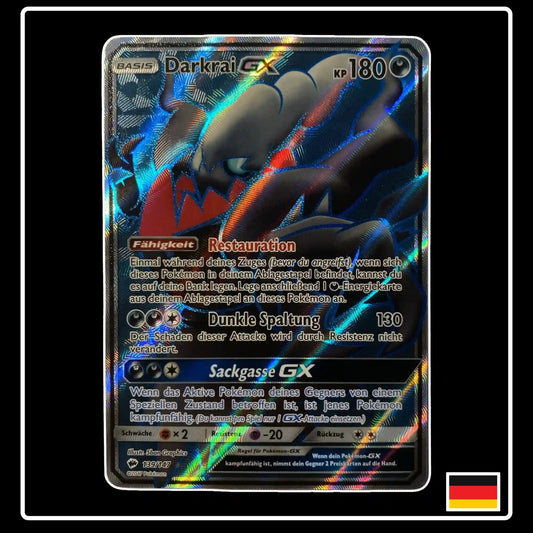 Darkrai GX Full Art 139/147 Pokemon Nacht in Flammen