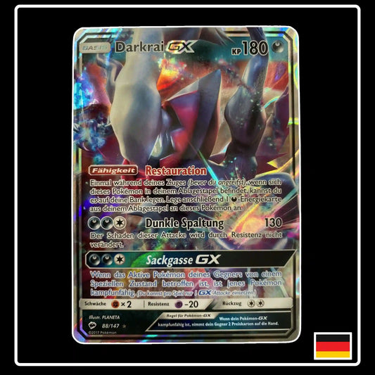 Darkrai GX 88/147 Pokemon Nacht im Flammen