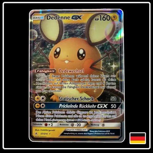 Dedenne GX 57/214 Pokemon Kräfte im Einklang