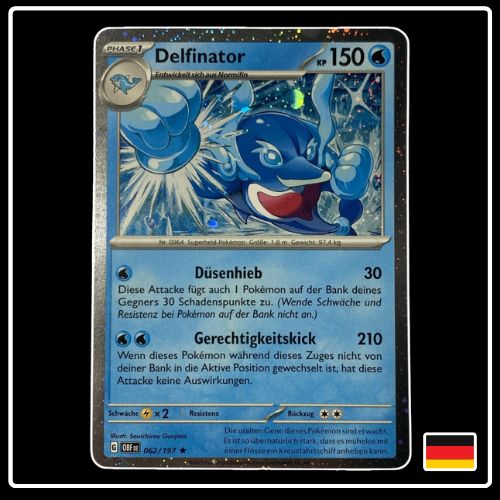 Delfinator 062/197 Cosmic Holo Promo Obsidianflammen