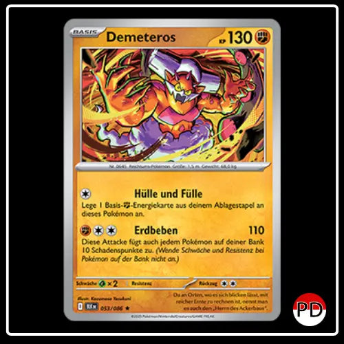 Demeteros 053/086 Pokemon Schwarze Blitze