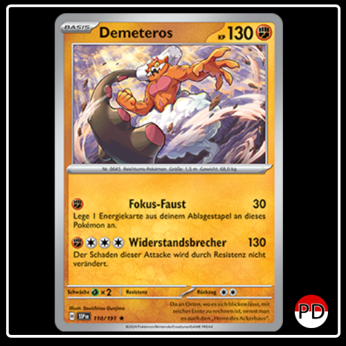 Demeteros 110/191 Pokemon Stürmische Funken