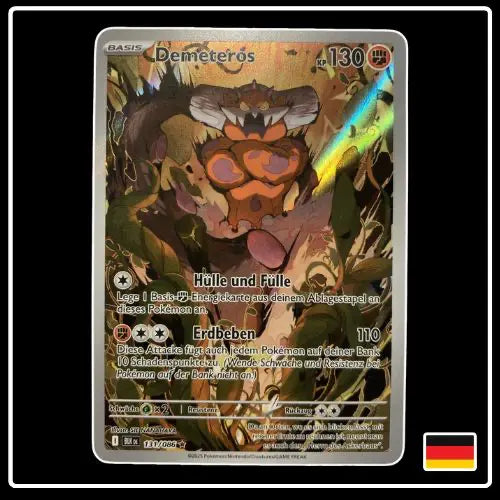 Demeteros Illustration Rare 131/086 Pokemon Schwarze Blitze