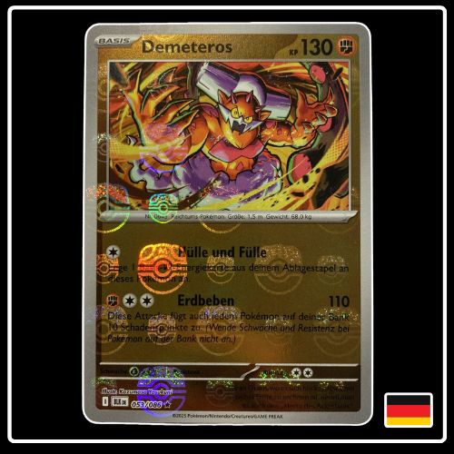 Demeteros Meisterball 053/086 Pokemon Schwarze Blitze