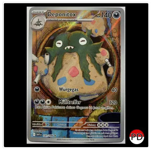 Deponitox Illustration Rare 141/086 Pokemon Weisse Flammen