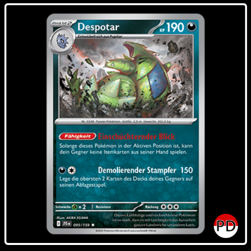 Despotar 095/159 Pokemon Reisegefährten